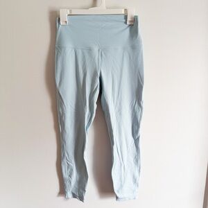 Lululemon Align 3/4 length leggings light blue size 10